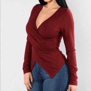 Fashion Nova Be Together ribbed Top 3X